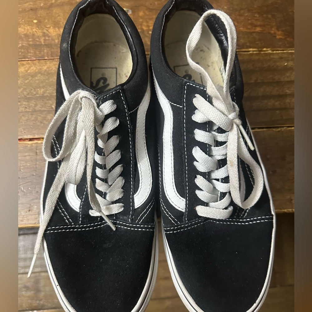 Vans Classic Black and White Men's Sneakers
